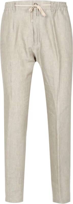 Cruna Slim-fit Trousers Grijs Heren