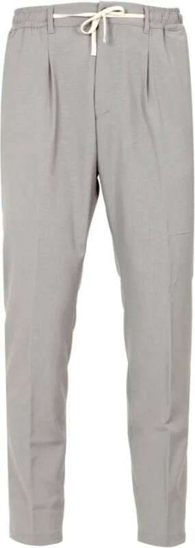 Cruna Slim-fit Trousers Grijs Heren