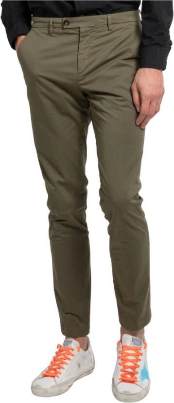 Cruna Slim-fit Trousers Groen Heren