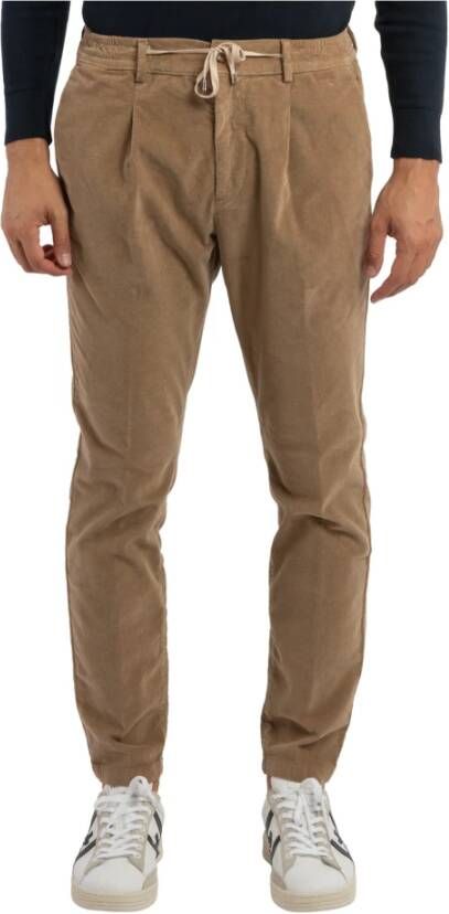 Cruna Straight Trousers Bruin Heren