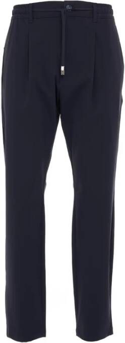 Cruna Slim-fit Trousers Blauw Heren