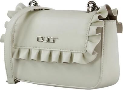 Cult Frill Crossbody Tas met Goudkleurige Hardware White Dames