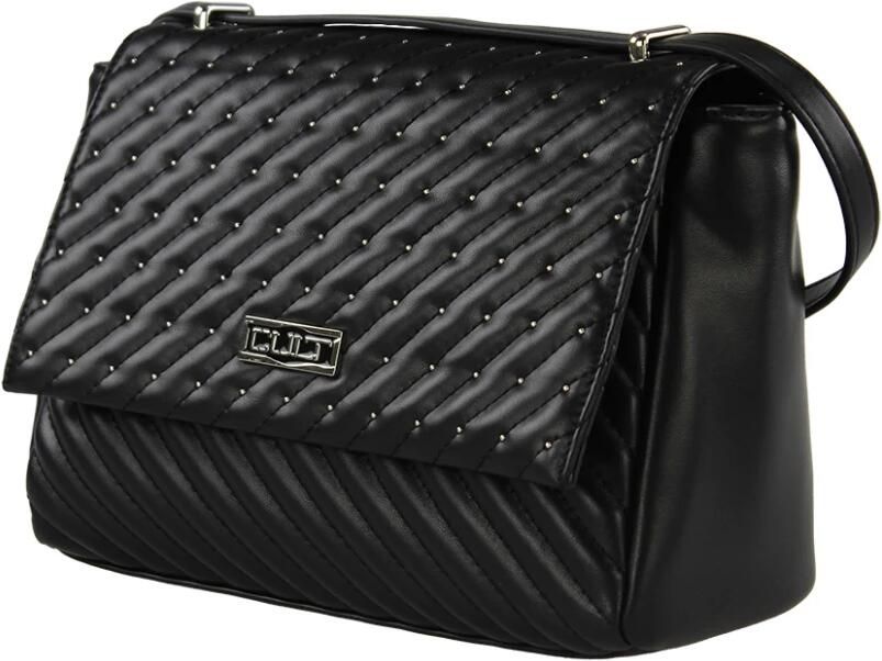 Cult Zwarte Schoudertas Medium Flap Black Dames