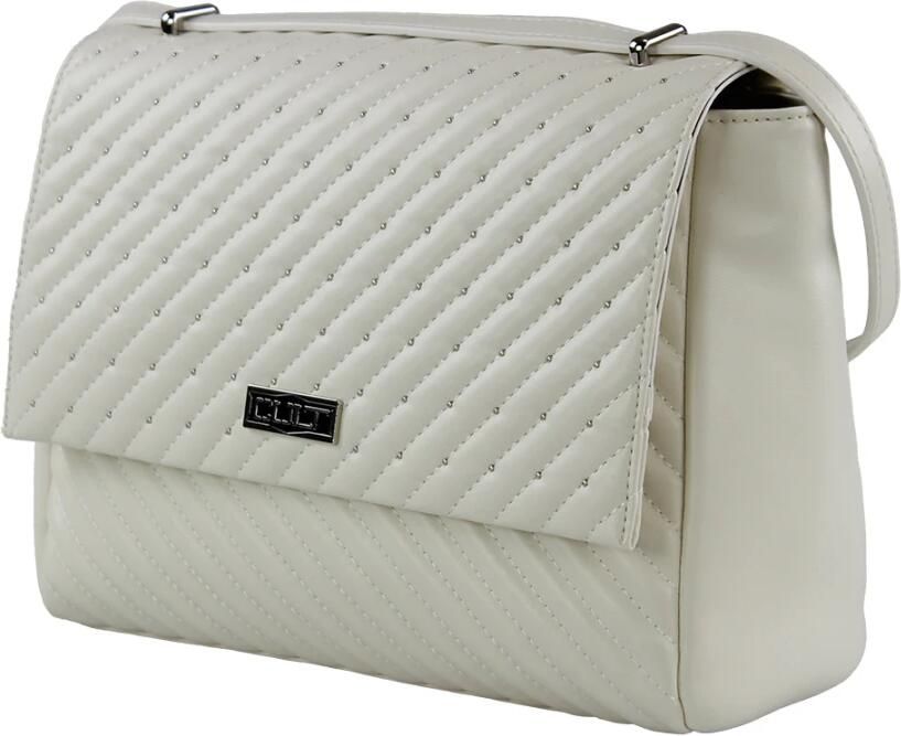 Cult Stijlvolle Gewatteerde Schoudertas Met Studs White Dames