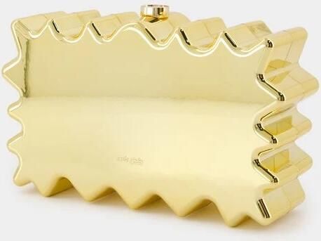 Cult Gaia Gouden Synthetische Paloma Clutch Handheld Yellow Dames - Foto 3