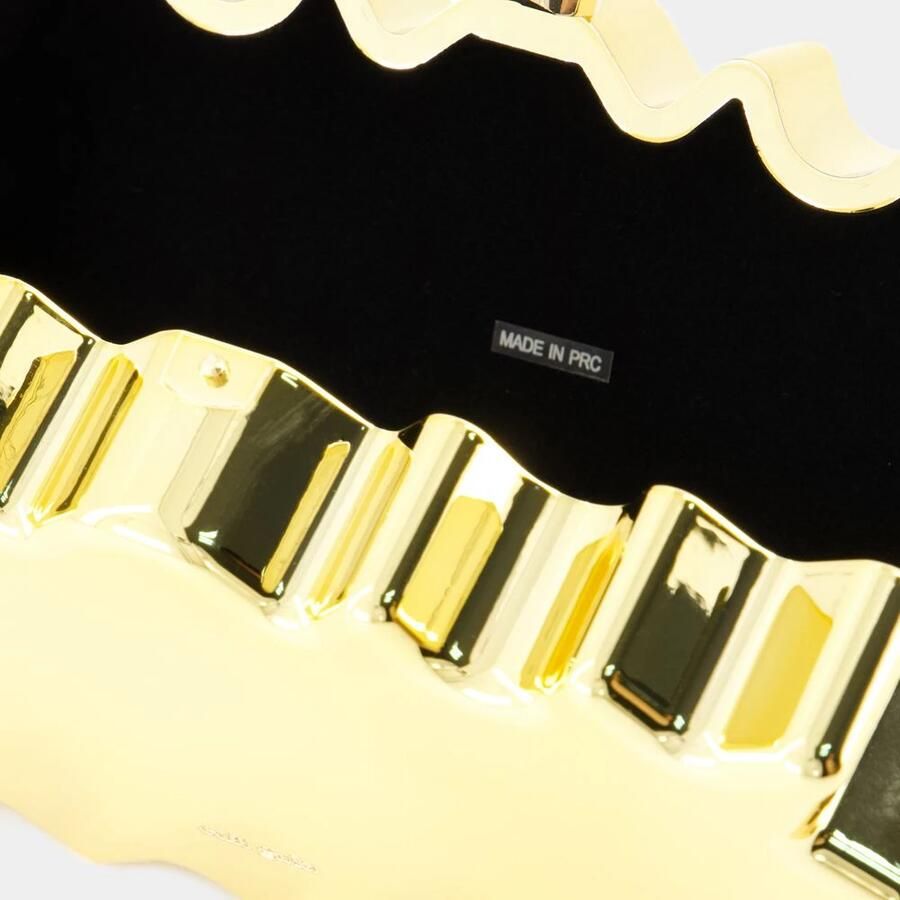 Cult Gaia Gouden Synthetische Paloma Clutch Handheld Yellow Dames - Foto 2