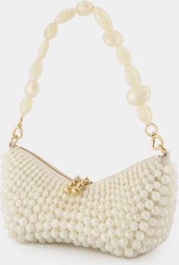 Cult Gaia Witte Acryl Clutch met Magnetische Sluiting White Dames - Foto 4