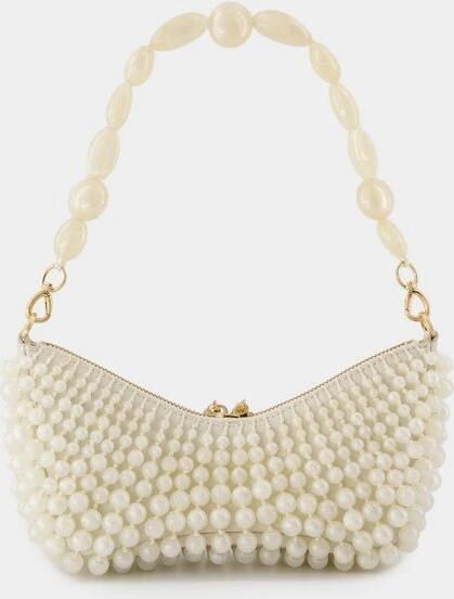 Cult Gaia Witte Acryl Clutch met Magnetische Sluiting White Dames - Foto 3
