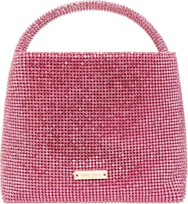 Cult Gaia Solene Mini Top Handle Bag in Pink Roze Dames