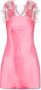 Cult Gaia Roze Veren Mini Jurk Pink Dames - Thumbnail 1