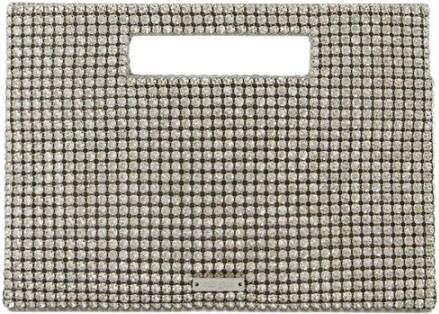 Cult Gaia Lucinda Mini Shoulder Bag in Silver Grijs Dames