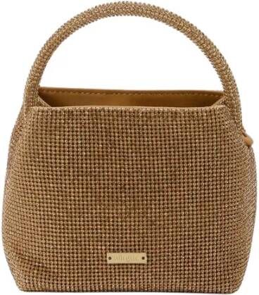 Cult Gaia Solene Mini Top Handle Bag in Gold Geel Dames