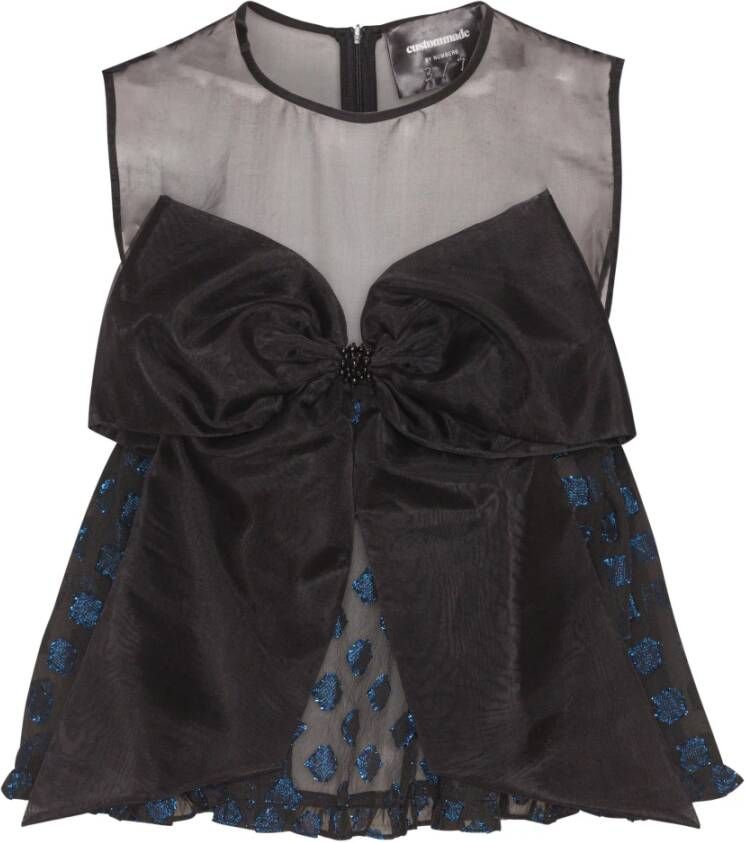 Custommade Mouwloos topje Zwart Dames