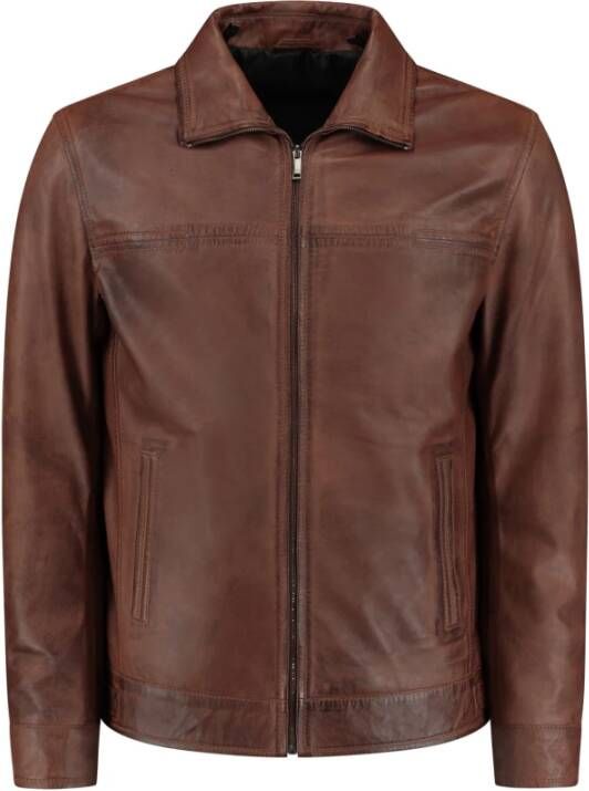 Cycas D or Leather Jackets Bruin Heren