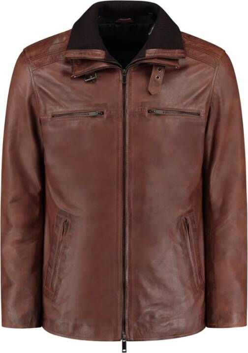 Cycas D or Leather Jackets Bruin Heren