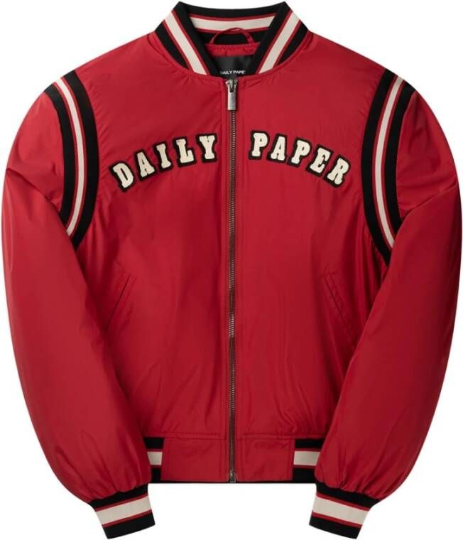 Daily Paper Bomber Jacket Rood Heren