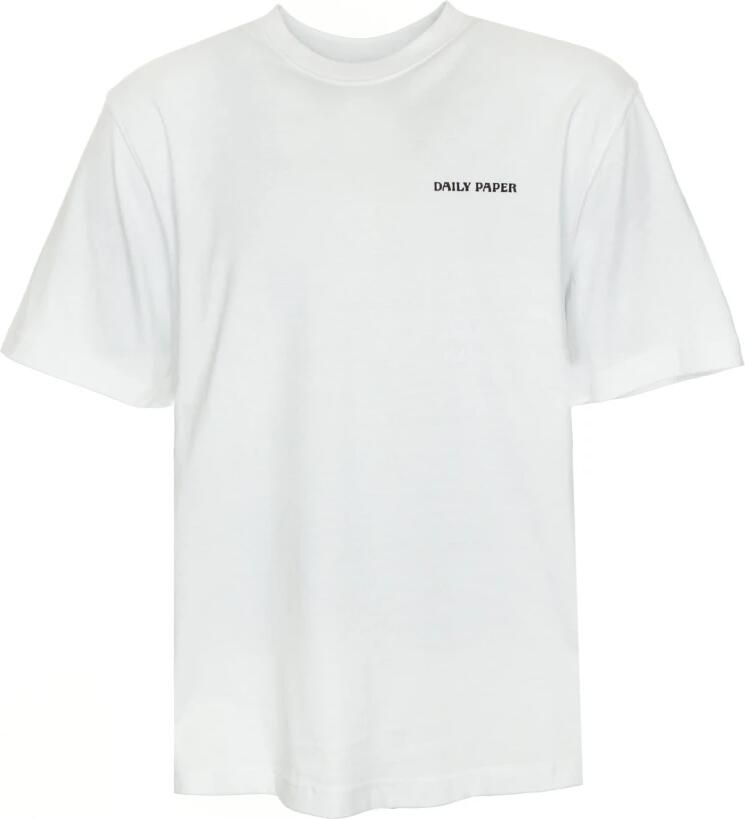 Daily Paper Katoenen T-shirt met korte mouwen White Heren