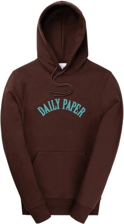 Daily Paper Dagelijkse papier 2223067 Sweatshirt kledingmaten: m Bruin Heren