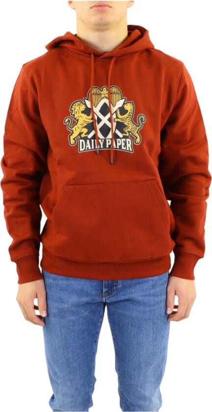 daily paper hoodie rood