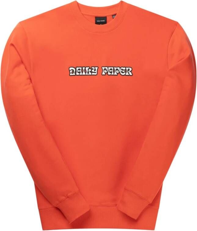Daily Paper Sweatshirt Oranje Heren
