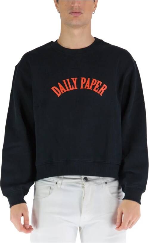 Daily Paper Sweatshirt Black Heren