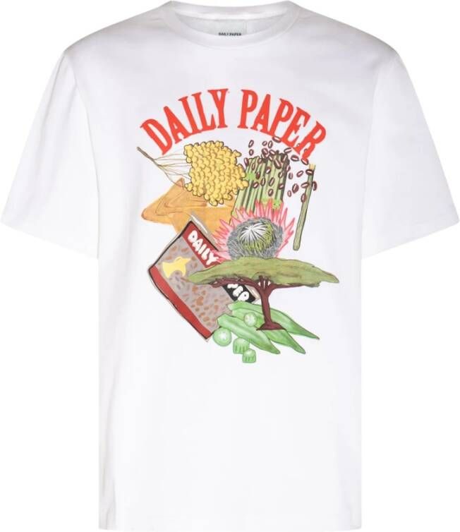 Daily Paper T-shirts Wit Heren