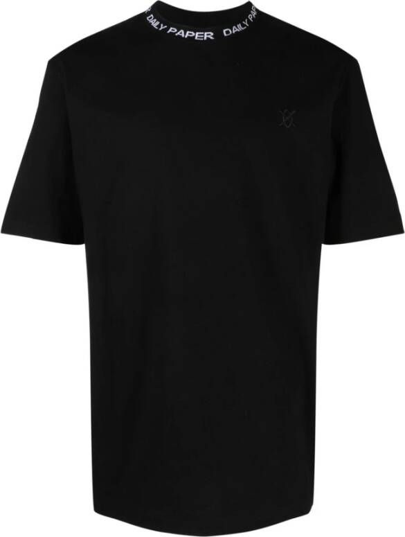 Daily Paper Uomo T-shirts and Polos Black Heren