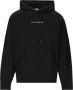 Daily Paper Zwarte katoenen fleece hoodie met geborduurd logo Zwart Heren - Thumbnail 1
