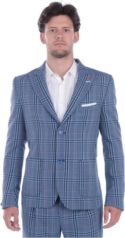 Daniele Alessandrini Blazer Blauw Heren