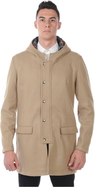Daniele Alessandrini Coats Beige Heren