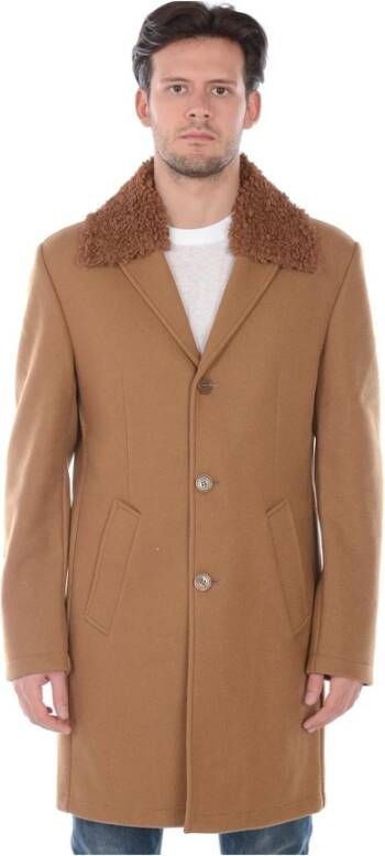 Daniele Alessandrini Coats Beige Heren