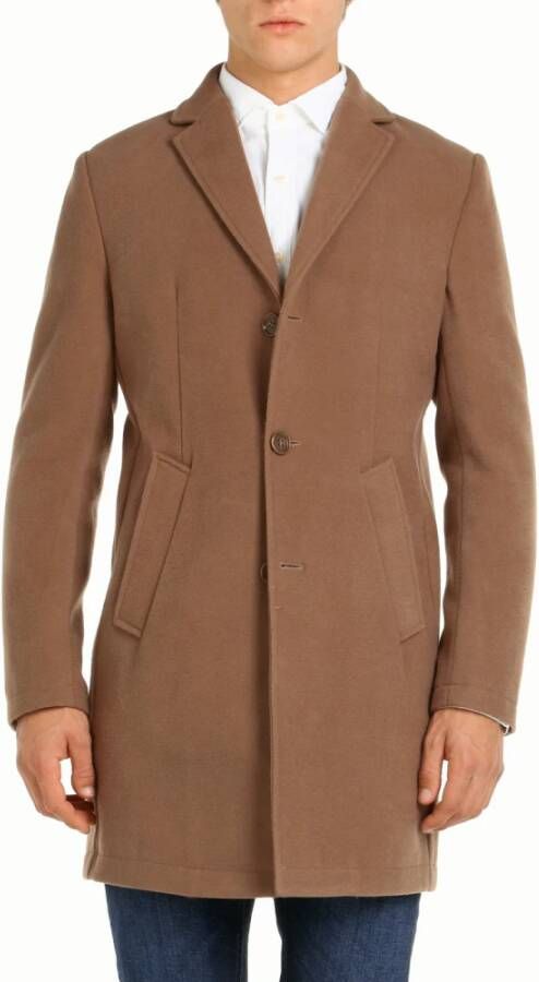 Daniele Alessandrini Coat Bruin Heren