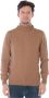 Daniele Alessandrini Geribbelde Sweater Pullover Brown Heren - Thumbnail 1