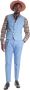Daniele Alessandrini Homme Couture BY Trousers Clear Blue Blauw Heren - Thumbnail 1
