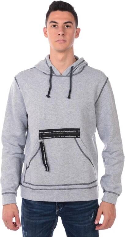 Daniele Alessandrini Hoodies Gray Heren