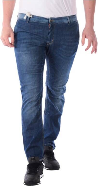 Daniele Alessandrini Slim-fit Denim Jeans Blue Heren