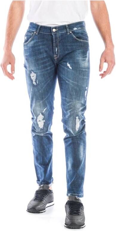 Daniele Alessandrini Klassieke Denim Jeans voor Mannen Blue Heren