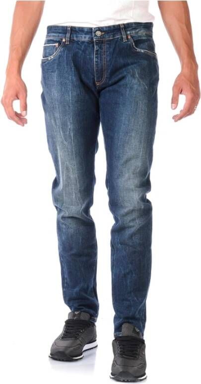 Daniele Alessandrini Denim Stijl Pj4610Rl7123735 Blue Heren