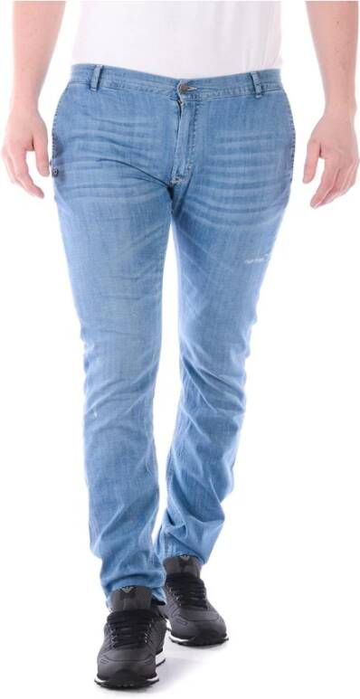 Daniele Alessandrini Klassieke Denim Jeans Blue Heren