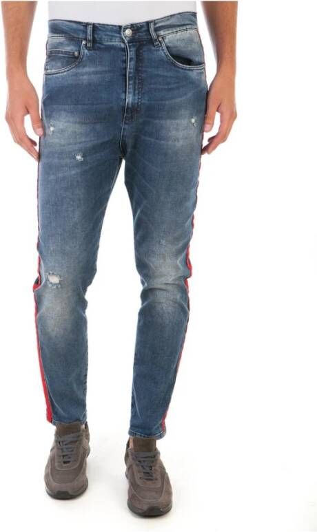 Daniele Alessandrini Slim-fit Denim Jeans Blue Heren