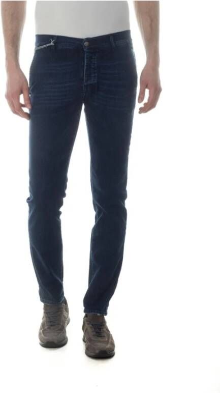Daniele Alessandrini Klassieke Denim Jeans Blue Heren