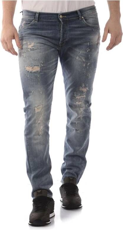 Daniele Alessandrini Slim-fit Denim Jeans Blue Heren