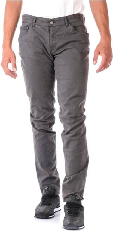Daniele Alessandrini Klassieke Denim Jeans voor dagelijks gebruik Gray Heren