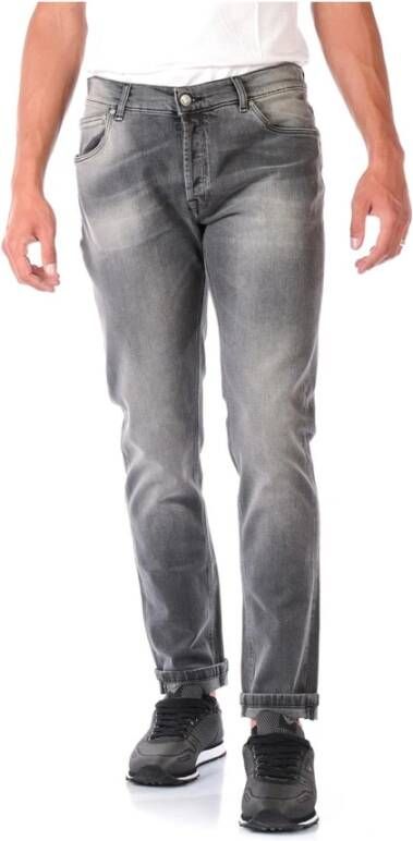 Daniele Alessandrini Klassieke Denim Jeans Gray Heren
