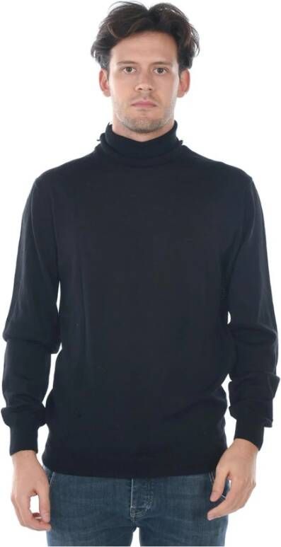 Daniele Alessandrini Munch B Sweater Pullover Black Heren