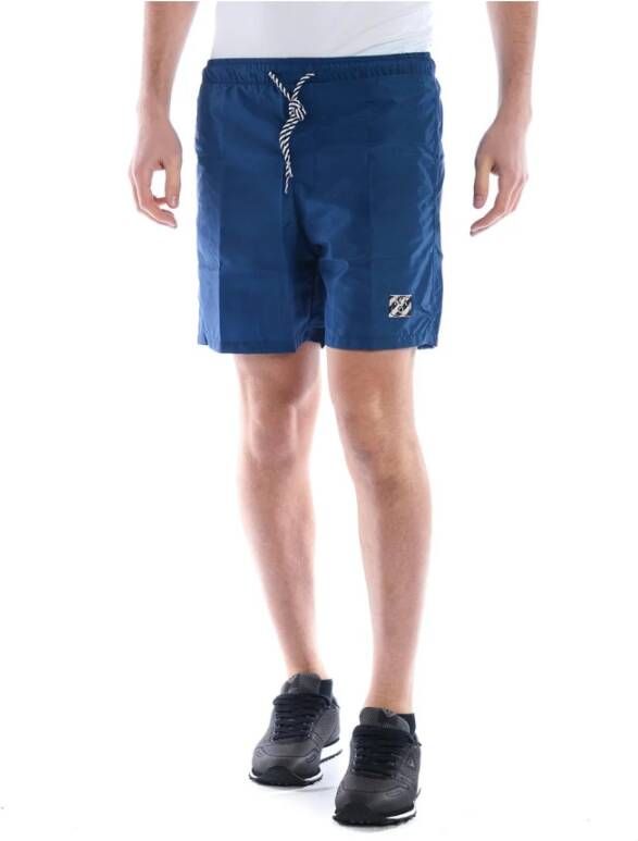 Daniele Alessandrini korte broek Blauw Heren