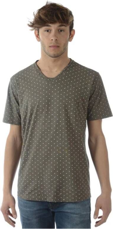 Daniele Alessandrini Gezellig Sweatshirt T-Shirt Green Heren