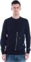 Daniele Alessandrini M6567E7313802Blu Sweatshirt Blauw Heren - Thumbnail 1