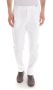 Daniele Alessandrini Witte Geplooide Broek Pozzetto Pences White Heren - Thumbnail 1