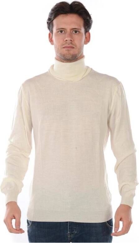 Daniele Alessandrini Munch B Sweater Pullover White Heren
